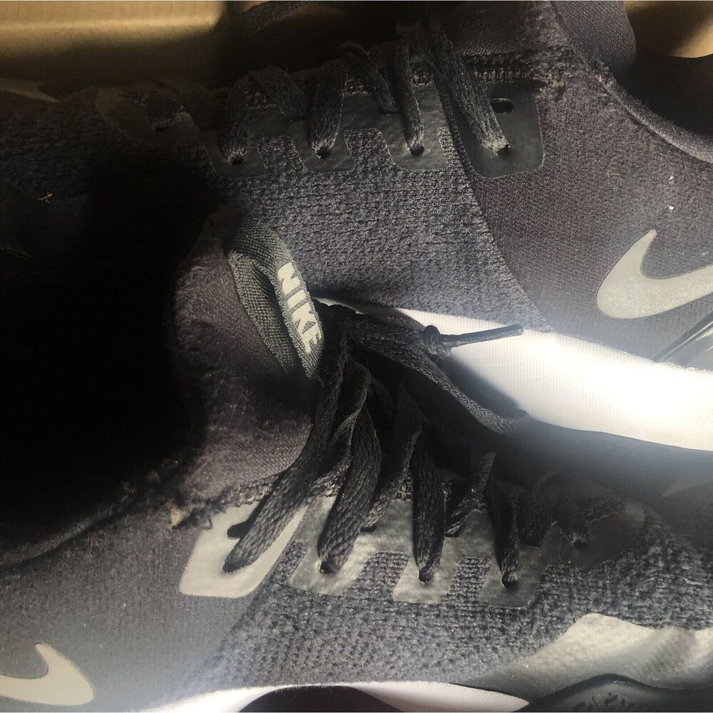 Nike Zoom Shift TB Basketball Black White Silver 897811-001 Mens 10.5 - Picture 9 of 9